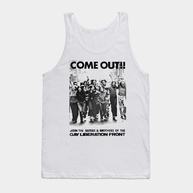 Come Out! Retro Gay Tank Top by WearingPride